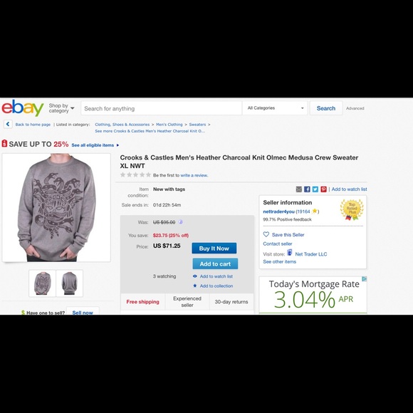 Crooks and Castles Medusa Crew Sweater - Picture 5 of 5